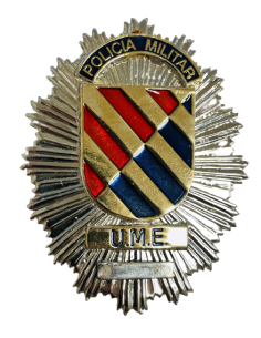 Placa de Pecho Policía Militar UME