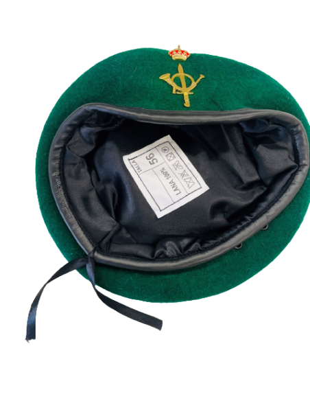 Boina verde del Curso de Montaña de la y Operaciones Especiales EMMOE Escuela Militar de Montaña