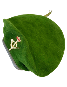 Boina verde del Curso de Operaciones Especiales de la y Operaciones Especiales EMMOE Escuela Militar de Montaña