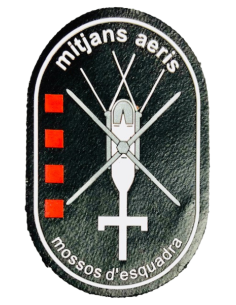 Parche Mossos D’ escuadra MITJANS AERIS