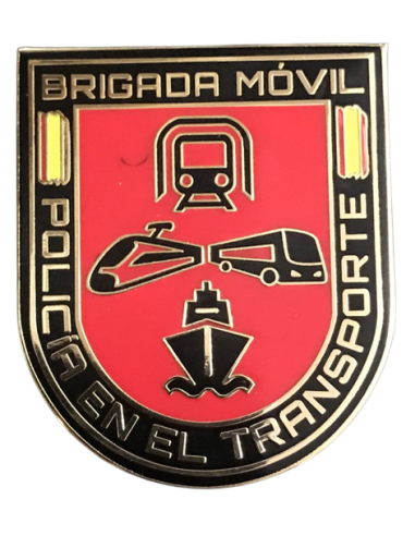 Distintivo Policía en el Transporte- Brigada Móvil