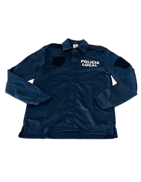 Polo Camisero Manga Larga Policia Local Azul noche 