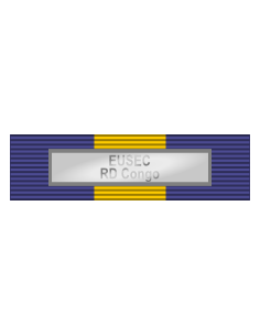 Pasador de Condecoración Medalla de la UE Operaciones ( EUSC RD CONGO)
