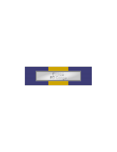 Pasador de Condecoración Medalla de la UE Operaciones ( EUSC RD CONGO)
