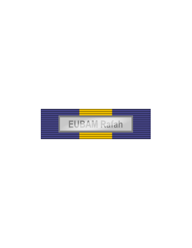 Pasador de Condecoración Medalla de la UE Operaciones ( EUBAM Rafah )