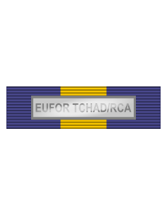 Pasador de Condecoración Medalla de la UE Operaciones ( EUFOR TCHAD/RCA  )