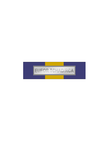 Pasador de Condecoración Medalla de la UE Operaciones ( EUFOR TCHAD/RCA  )