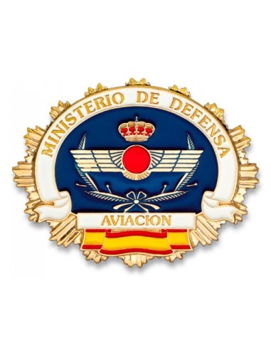 Chapa cartera Aviación Española