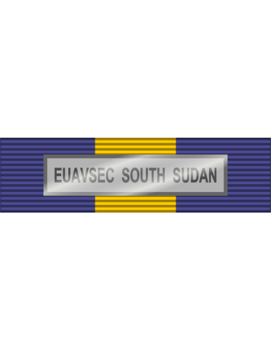 Pasador de Condecoración Medalla de la UE Operaciones ( EUAVSEC SOUTH SUDAN )