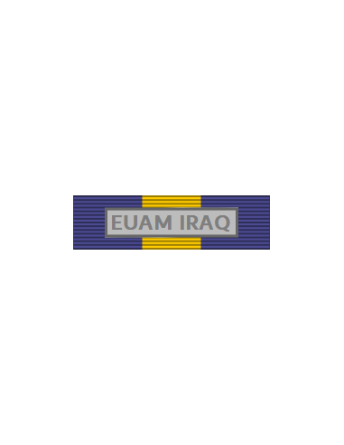 Pasador de Condecoración Medalla de la UE Operaciones ( EUAM IRAK )