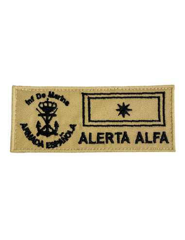 Galletas de Pecho Bordado Infantería de Marina Árido