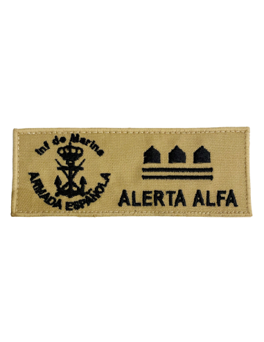 Galletas de Pecho Bordado Infantería de Marina Árido