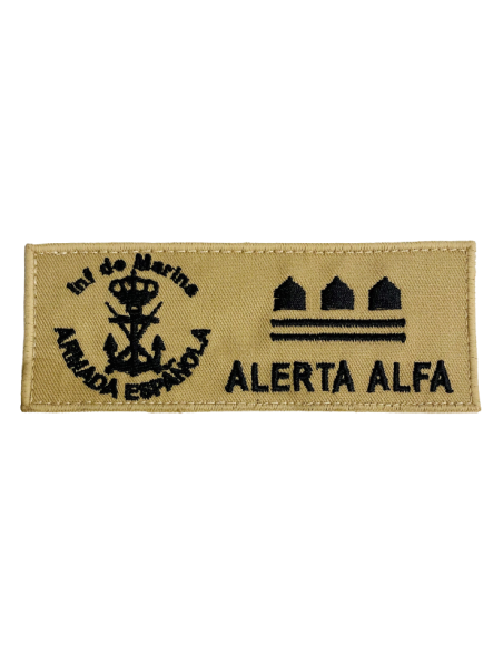 Galletas de Pecho Bordado Infantería de Marina Árido