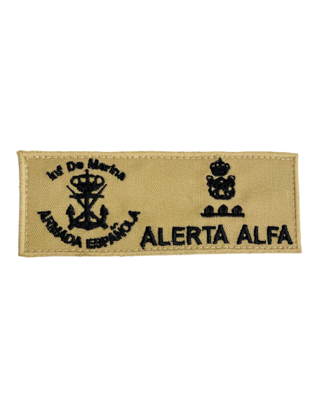 Galletas de Pecho Bordado Infantería de Marina Árido