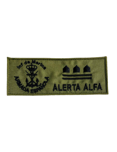 Galletas de Pecho Bordado Infantería de Marina Verde Pixelado