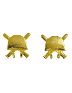 Emblema de solapa Policía Militar (Par)