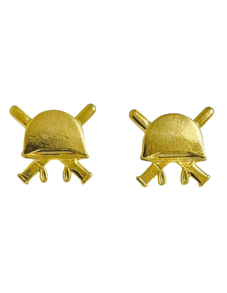 Emblema de solapa Policía Militar (Par)