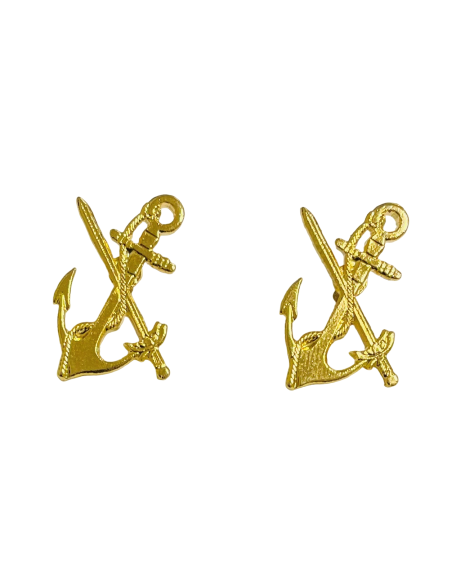 Emblema de solapa Compañías de Mar (Par)