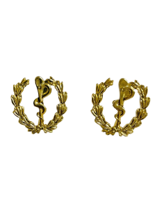 Emblema de Solapa Cuerpo Militar Sanidad MEDICINA  (Par)