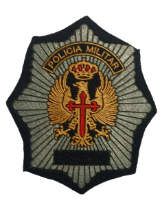 Placa PVC Identificativa de Pecho Policía Militar Color 