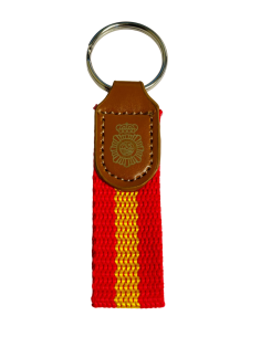 Llavero Nylon Bandera España Policía Nacional
