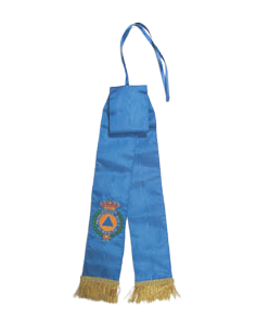 Corbata Bordada para banderín Protección Civil