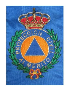 Corbata Bordada para banderín Protección Civil 2