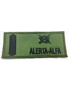 Galleta Identificativa Bordada Ejército de Tierra verde