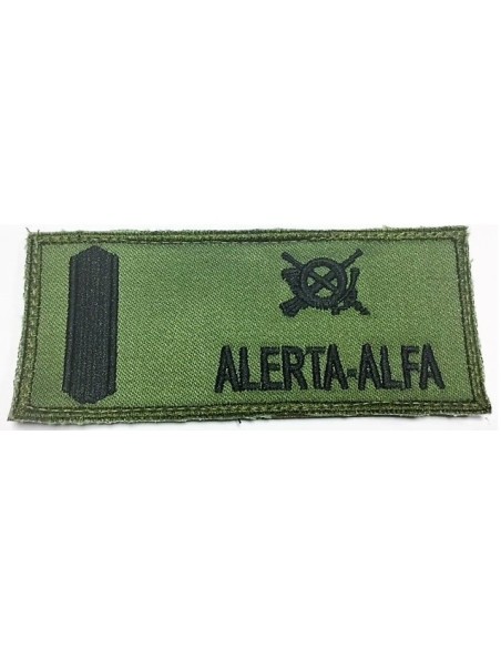 Galleta Identificativa Bordada Ejército de Tierra verde
