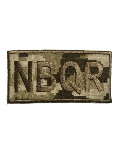 Parche Bordado NBQR Árido Pixelado
