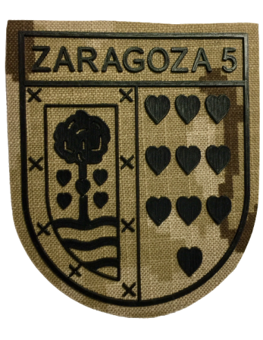 Parche Brigada Paracaidista Bandera de Infantería Ligera "Ortiz de Zárate" III Árido Pixelado
