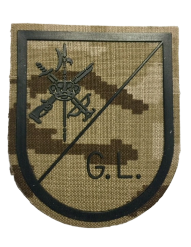 Parche Grupo Logístico II de la Legión Árido Pìxelado