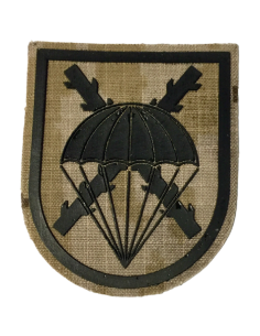 Parche de Brazo Bripac Paracaidistas Árido Pixelado