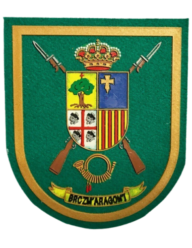 Parche de brazo Brigada de Cazadores de Montaña Aragón I Antiguo Color