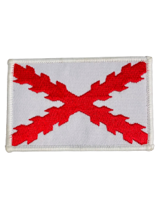 Parche Bordado Bandera TERCIOS (BLANCA) 5.5cm x 8.8cm