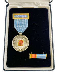 Medalla de Plata Mossos d´Escuadra distintivo azul +...