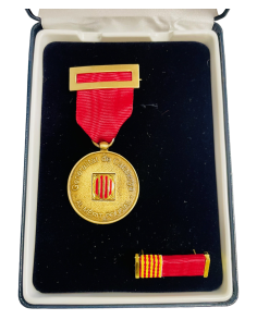 Medalla de Oro Mossos d´Escuadra distintivo Rojo +...