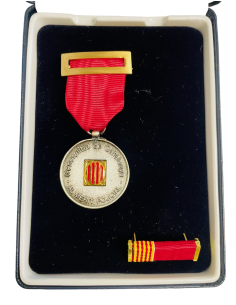 Medalla de Plata Mossos d´Escuadra distintivo Rojo +...