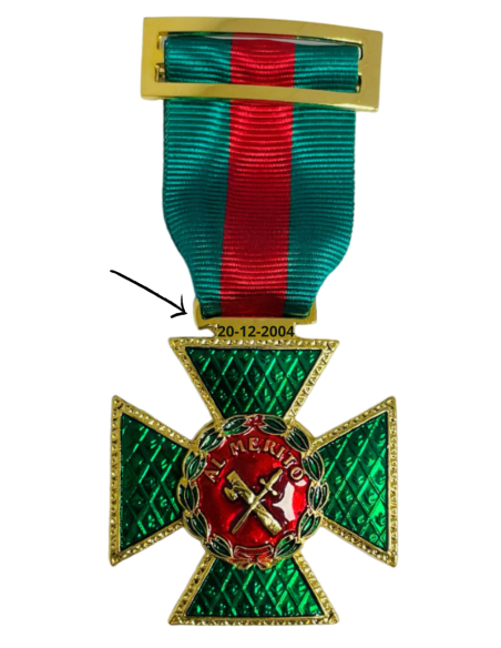 Medalla Cruz al Mérito Guardia Civil Distintivo Rojo