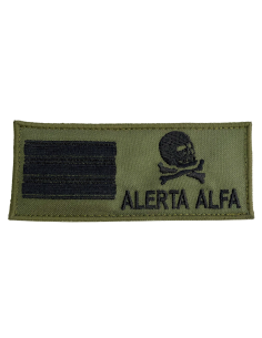 Galleta Identificativa Bordada Ejército de Tierra verde...