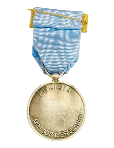 Medalla de Plata Mossos d´Escuadra distintivo Azul