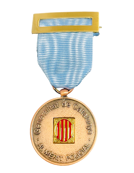 Medalla de Bronce Mossos d´Escuadra distintivo Azul