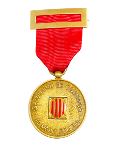 Medalla de Oro Mossos d´Escuadra distintivo Rojo