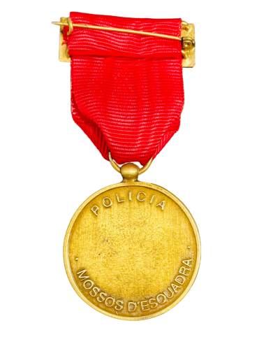 Medalla de Oro Mossos d´Escuadra distintivo Rojo