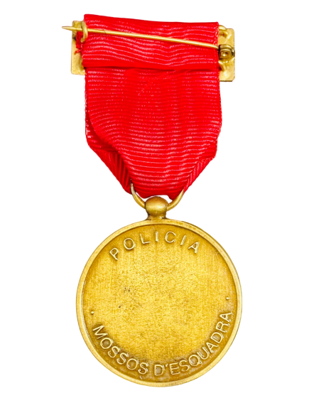 Medalla de Oro Mossos d´Escuadra distintivo Rojo