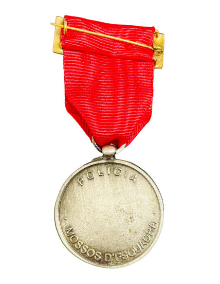 Medalla de Plata Mossos d´Escuadra distintivo Rojo