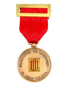 Medalla de Bronce Mossos d´Escuadra distintivo Rojo