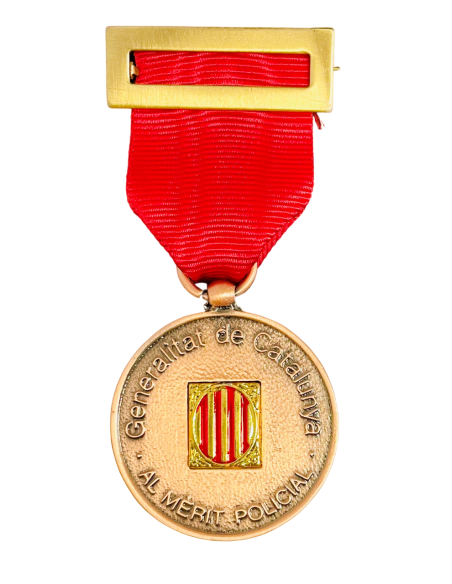 Medalla de Bronce Mossos d´Escuadra distintivo Rojo