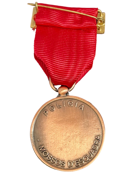 Medalla de Bronce Mossos d´Escuadra distintivo Rojo