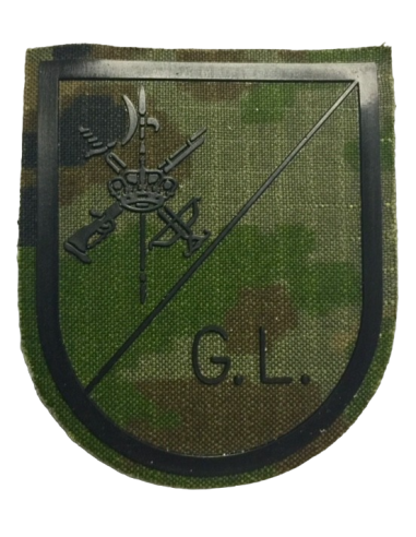 Parche Grupo Logístico II de la Legión Verde Pìxelado